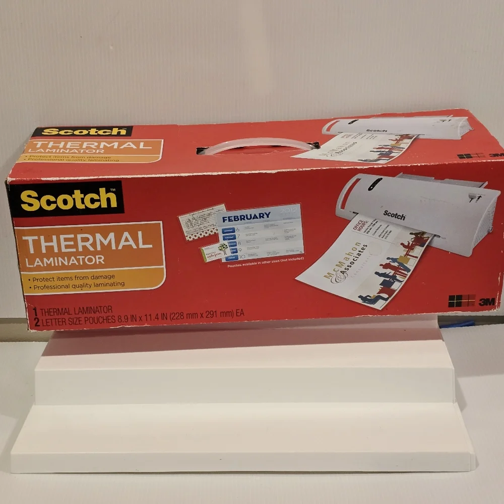 Scotch Thermal Laminator TL902 Compact Easy to Use for Home Office Classroom
